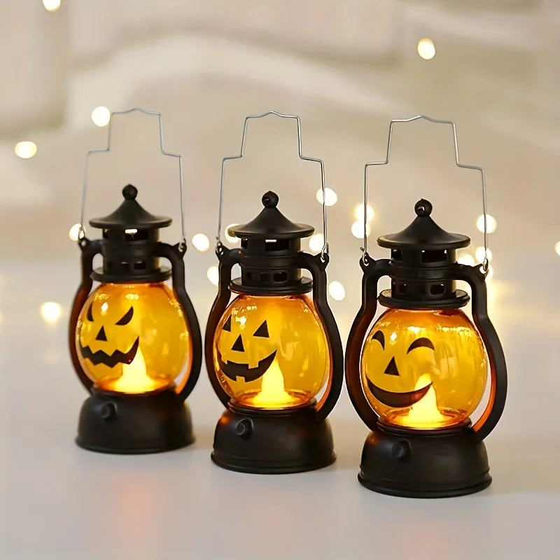 Spooky Pumpkin Lantern LED Lamp