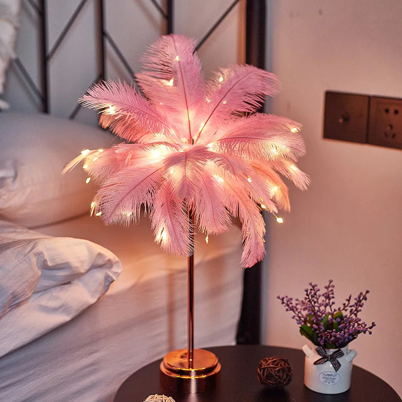 Feather Glow Night Lamp