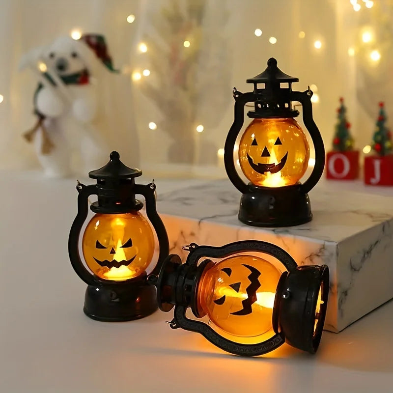 Spooky Pumpkin Lantern LED Lamp