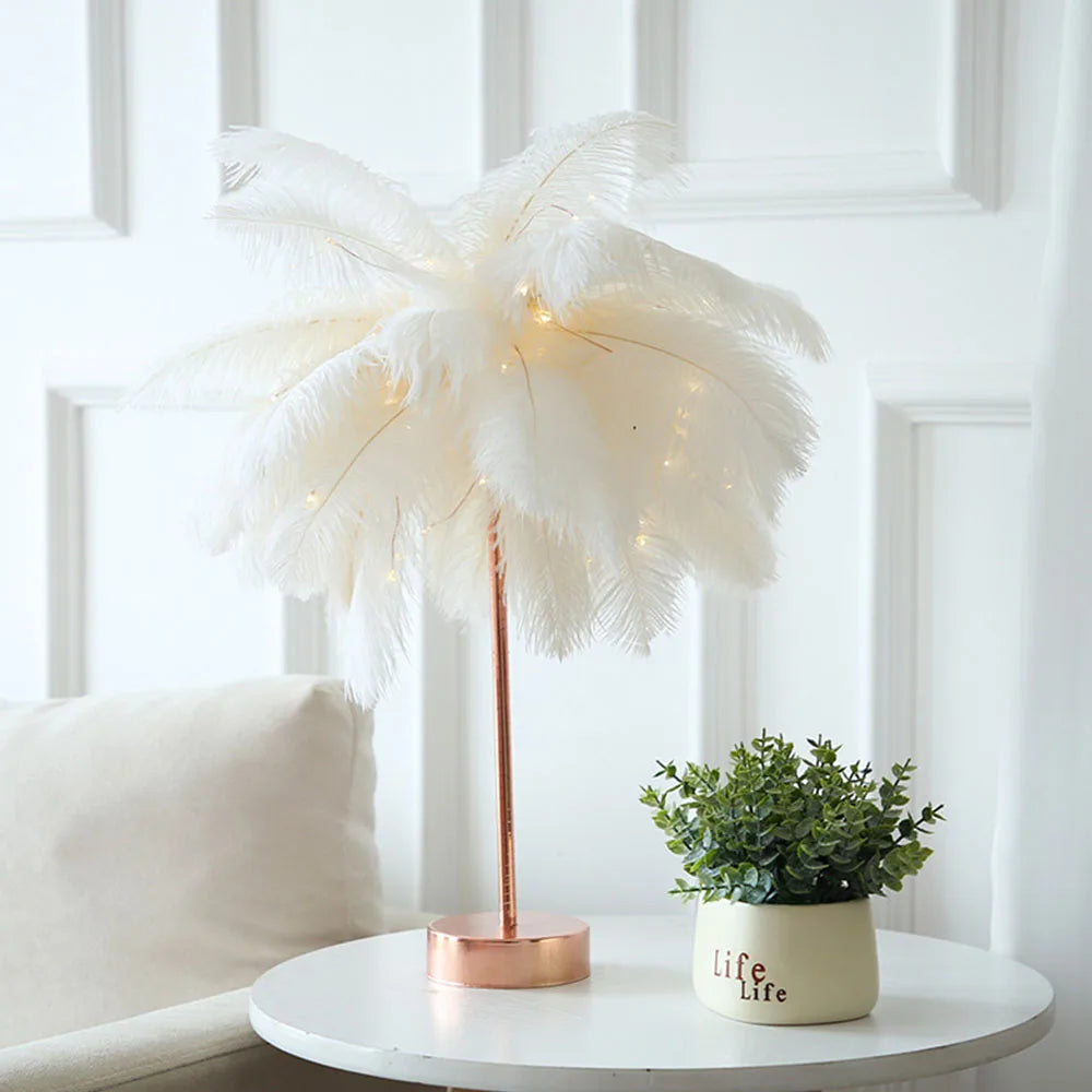 Feather Glow Night Lamp