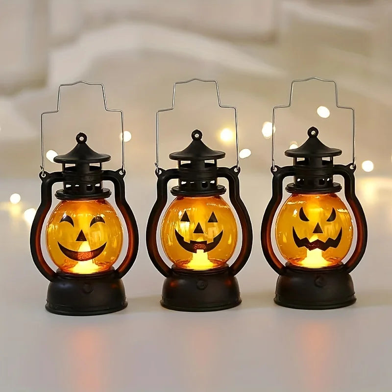 Spooky Pumpkin Lantern LED Lamp