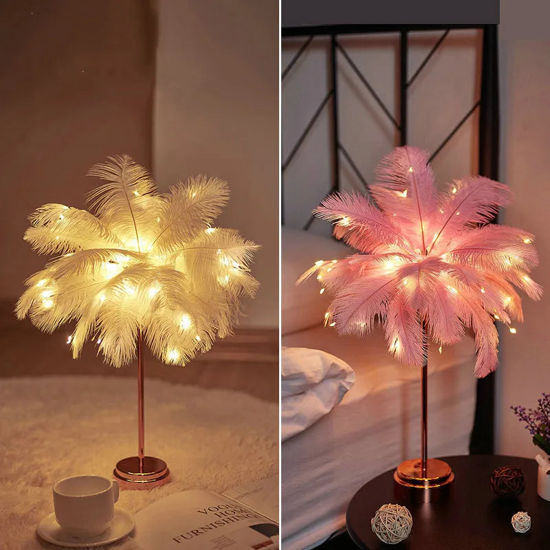 Feather Glow Night Lamp